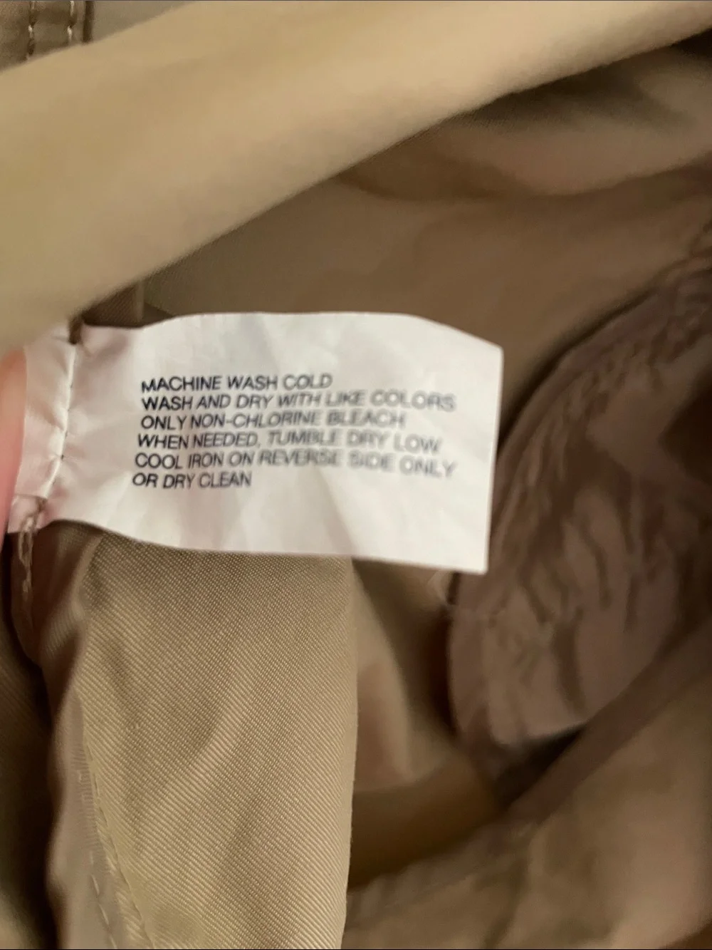 GAP Lightweight Beige-khaki Trench Coat